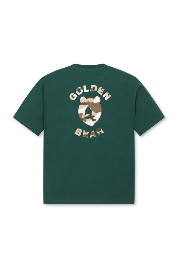 Golden Bear - 반팔티셔츠 - Camo Bear Graphic T-shirt