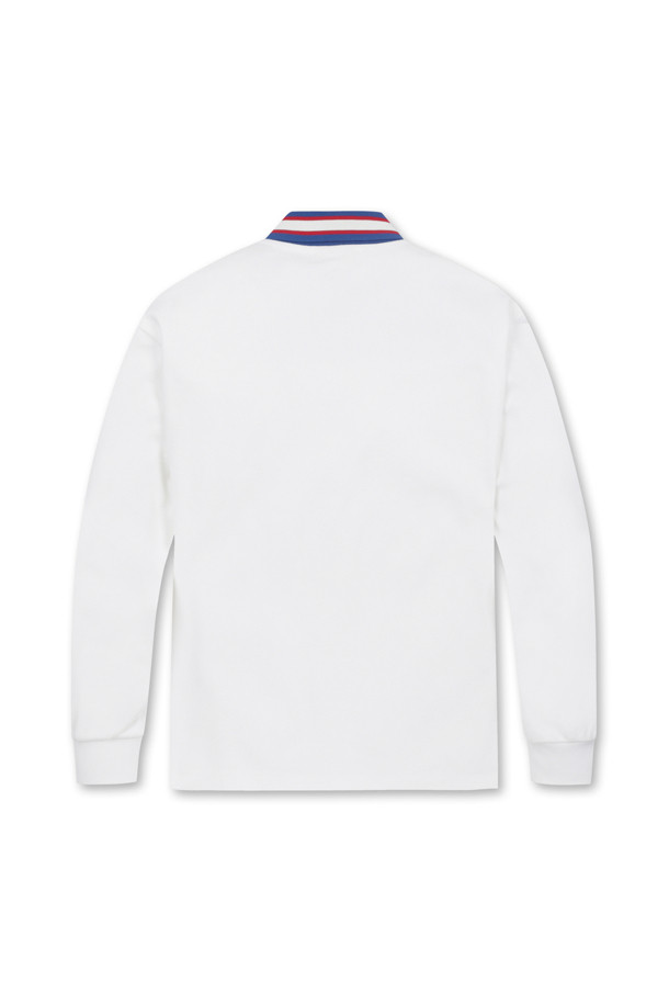 Golden Bear - 긴팔티셔츠 - (MEN) Contrast Collar Sweatshirt(White)