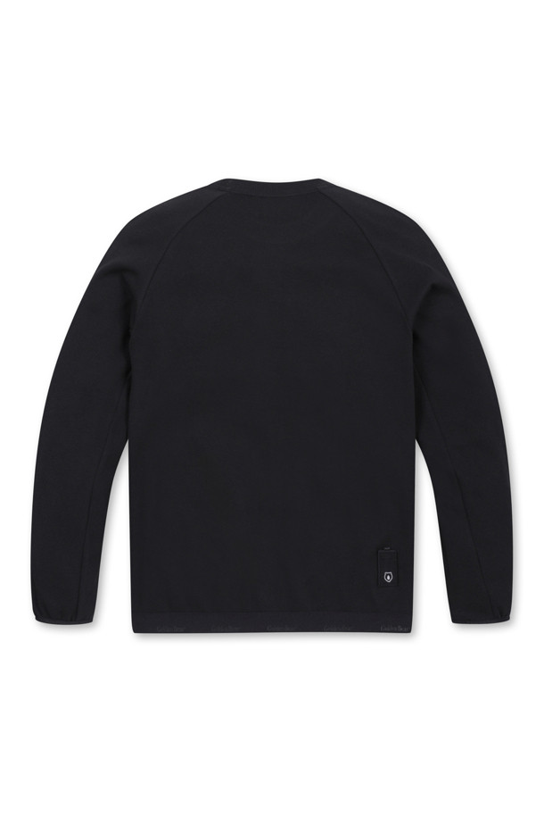 Golden Bear - 긴팔티셔츠 - (MEN) Stretch banded Hem Sweatshirt(Black)