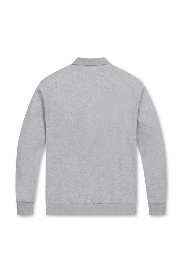 Golden Bear - 스웻셔츠 - (UNI) Essential Knit Collar Sweatshirt(Grey)