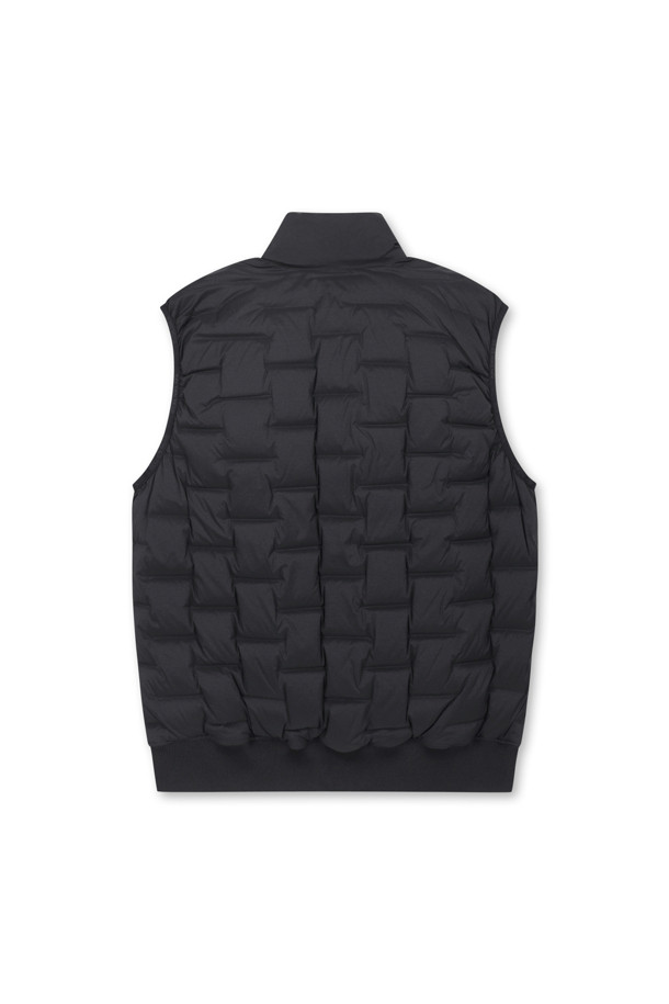 Golden Bear - 베스트 - (MEN) Tube Down Zip-up Vest(Black)