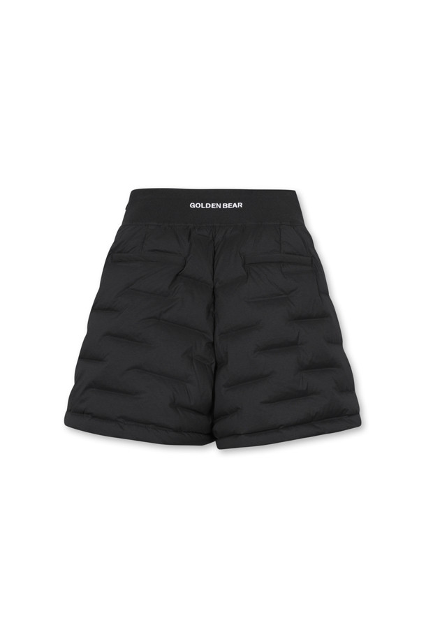 Golden Bear - 하프팬츠 - (WOMEN) Tube Down Banding Shorts(Black)