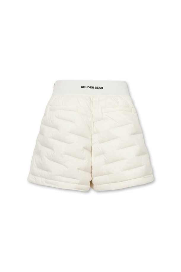 Golden Bear - 하프팬츠 - (WOMEN) Tube Down Banding Shorts(Ivory)