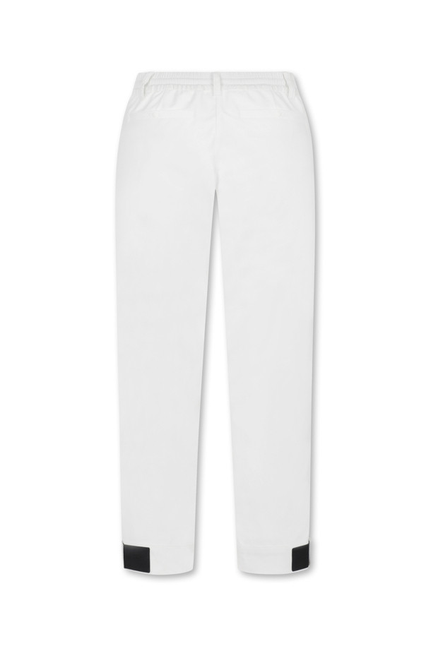 Golden Bear - 롱/미디팬츠 - (WOMEN) Bonding Semi Jogger Pants(Ivory)					