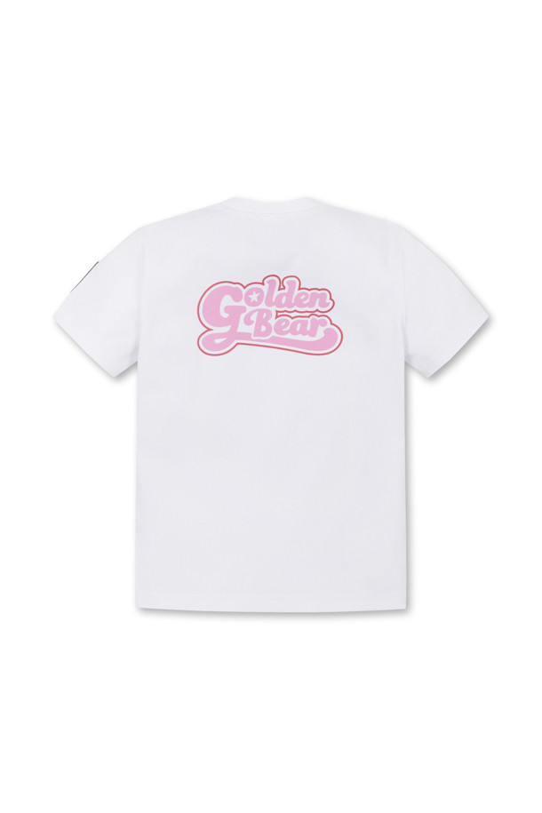 Golden Bear - 반소매 티셔츠 - [리오더] New Printed Logo T-shirt (For women)