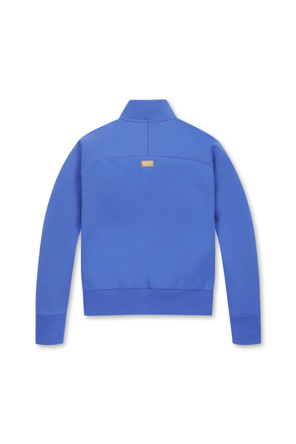 Golden Bear - 스웻셔츠 - (WOMEN) Reglan Sleeve Half Zip-up Sweatshirt(Blue)