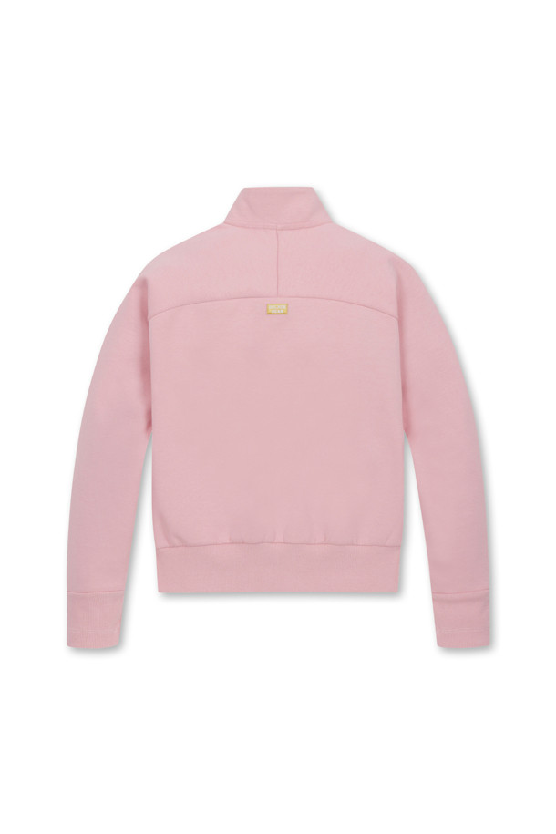 Golden Bear - 스웻셔츠 - (WOMEN) Reglan Sleeve Half Zip-up SweatShirt(Pink)