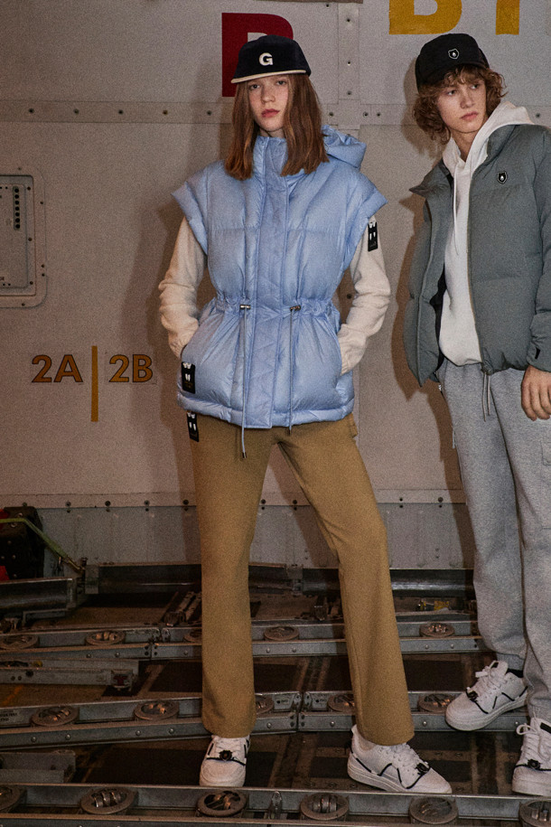 Golden Bear - 롱/미디팬츠 - (WOMEN) Zipper Cargo Pants(Beige)