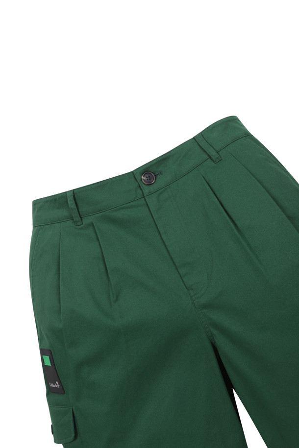 Golden Bear - 캐주얼팬츠 - Two Tucks Cotton Shorts