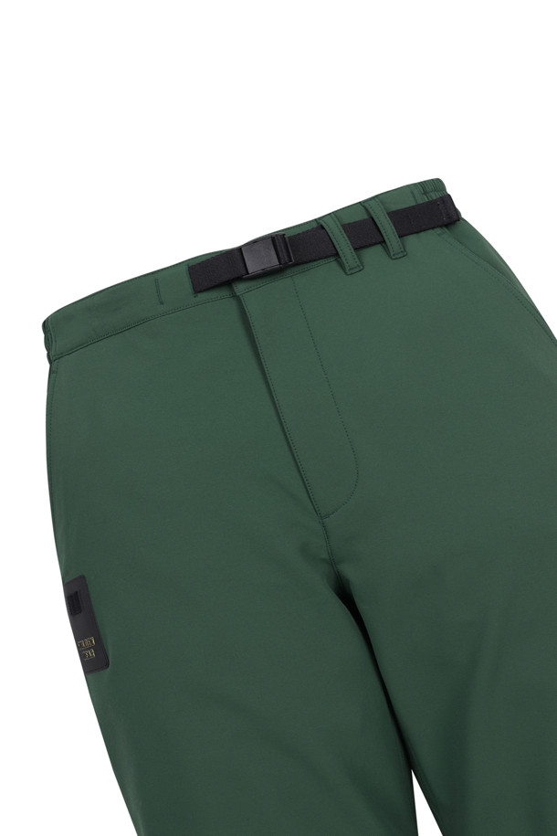 Golden Bear - 캐주얼팬츠 - (MEN) Bonded Fabric Tapered Fit Pants(Green)