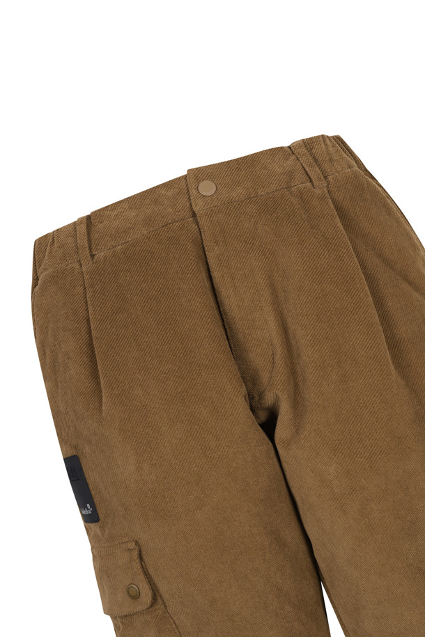 Golden Bear - 캐주얼팬츠 - (MEN) Bonded Corduroy Baggy Fit Pants(Beige)