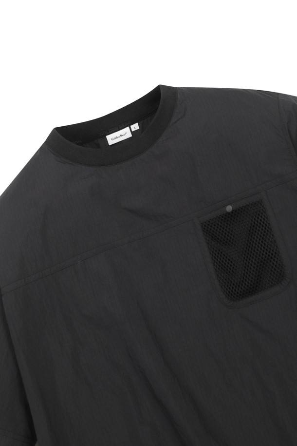 Golden Bear - 반팔티셔츠 - Ribstop Mesh Pocket Woven Sweatshirt