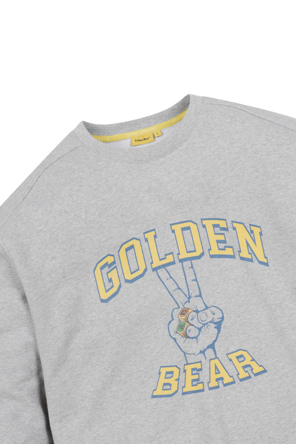 Golden Bear - 스웻셔츠 - (UNI) V Finger Graphic Crewneck Sweatshirt(Melange)