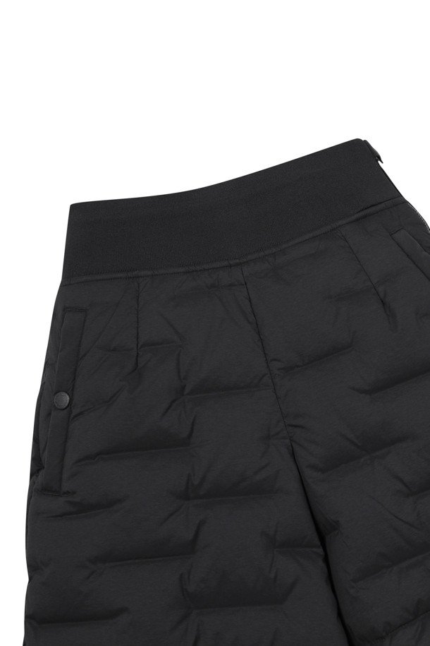 Golden Bear - 하프팬츠 - (WOMEN) Tube Down Banding Shorts(Black)