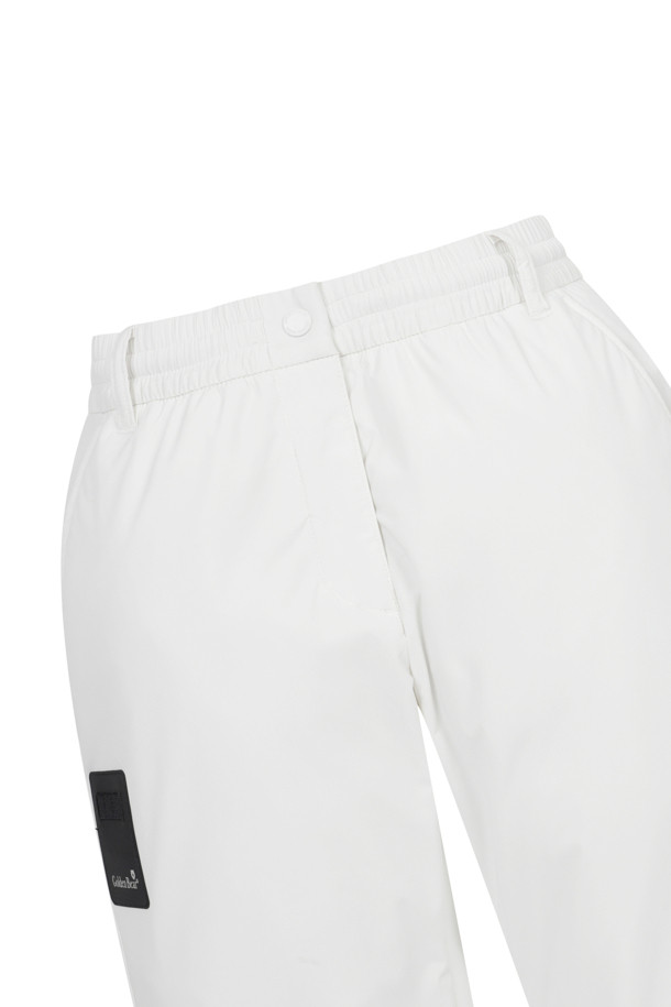 Golden Bear - 롱/미디팬츠 - (WOMEN) Bonding Semi Jogger Pants(Ivory)					