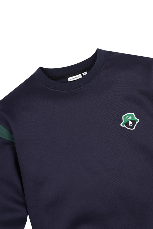 Golden Bear - 긴팔티셔츠 - (WOMEN) Color Line Pique MTM(Navy)