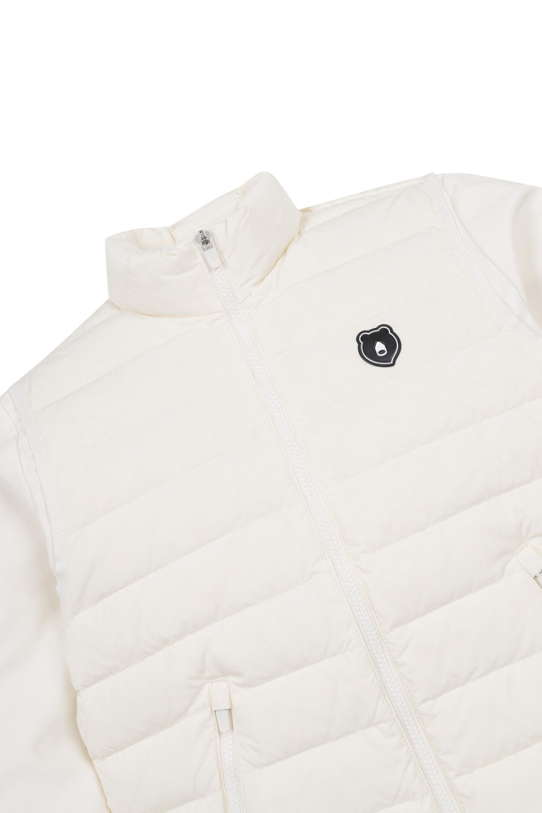 Golden Bear - 점퍼 - (WOMEN) Down Hybrid Full Zip-up(Ivory)