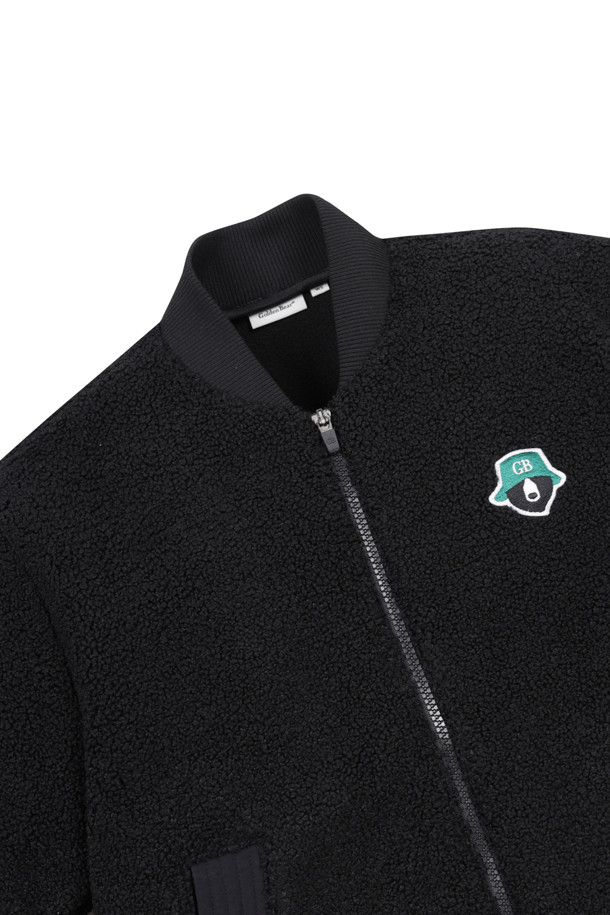 Golden Bear - 점퍼 - (WOMEN) Short Sleeve Fleece Jacket(Black)