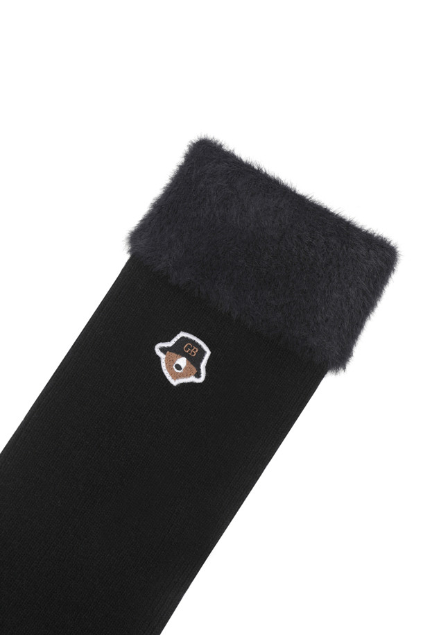 Golden Bear - 기타소품 - (WOMEN) Knitted Boucle Leg Warmer(Black)