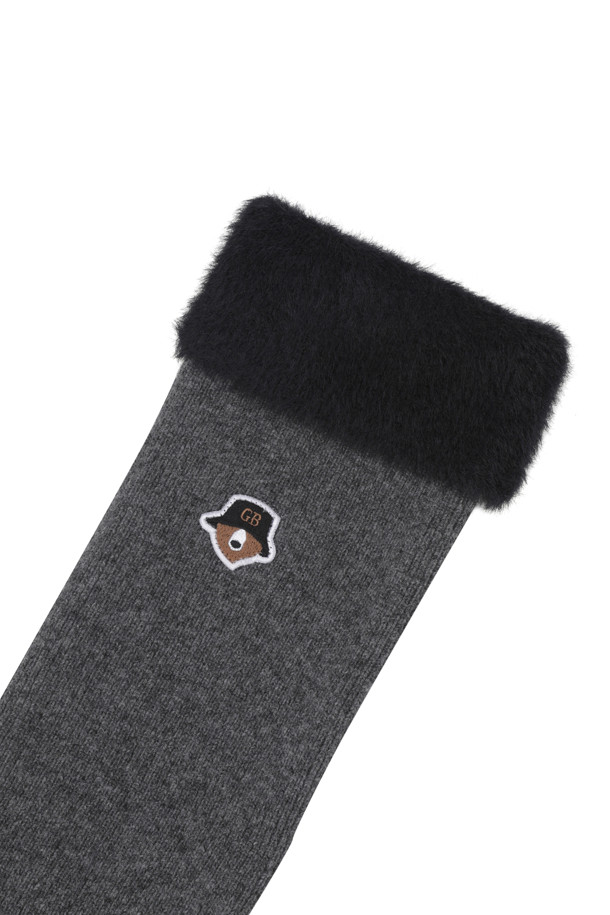 Golden Bear - 기타소품 - (WOMEN) Knitted Boucle Leg Warmer(Grey)