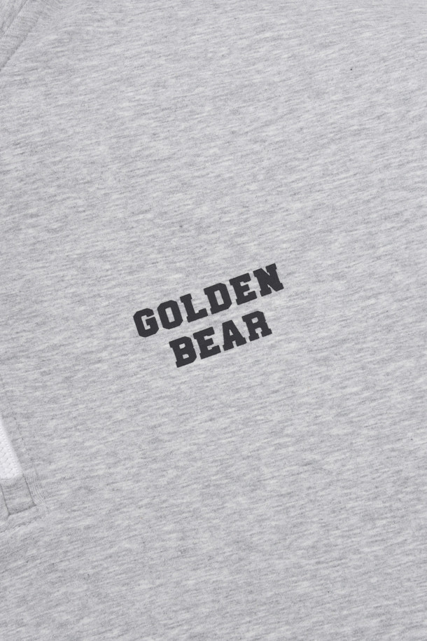 Golden Bear - 스웻셔츠 - (UNI) V Finger Graphic Half Zip-up Sweatshirt(Grey)