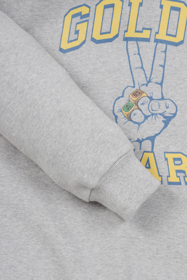 Golden Bear - 스웻셔츠 - (UNI) V Finger Graphic Crewneck Sweatshirt(Melange)