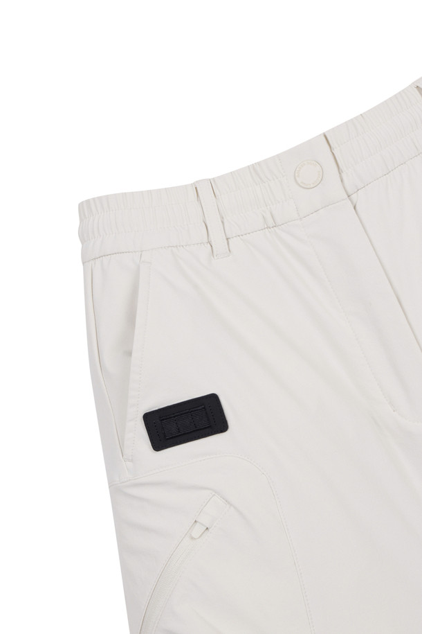 Golden Bear - 쇼트팬츠 - (WOMEN) Zipper Cargo Shorts(Beige)