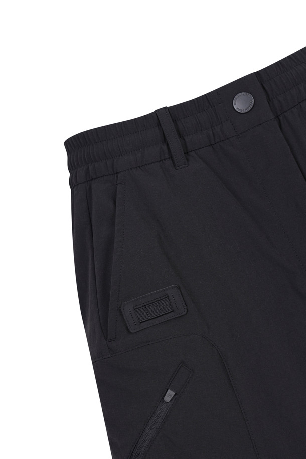 Golden Bear - 쇼트팬츠 - (WOMEN) Zipper Cargo Shorts(Black)