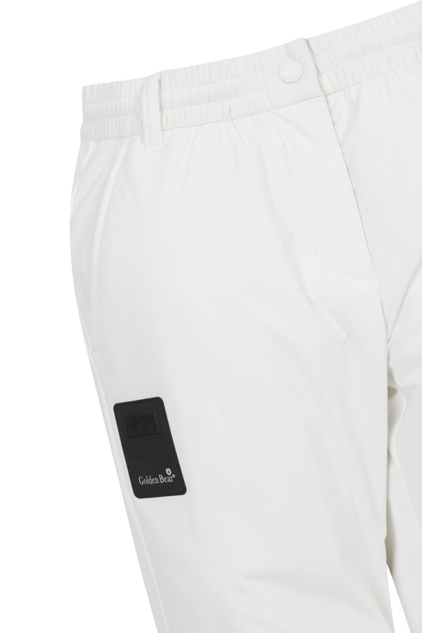 Golden Bear - 롱/미디팬츠 - (WOMEN) Bonding Semi Jogger Pants(Ivory)					