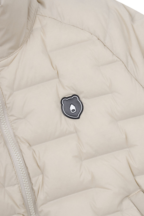 Golden Bear - 점퍼 - (WOMEN) Tube Down Jacket(Beige)