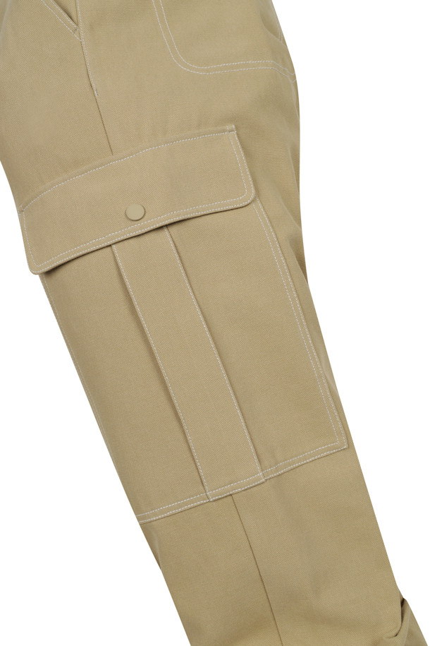 Golden Bear - 캐주얼팬츠 - (MEN) 6 Pocket Straight Pants(Beige)