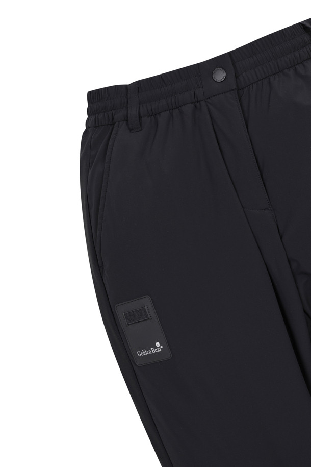 Golden Bear - 롱/미디팬츠 - (WOMEN) Bonding Semi Jogger Pants(Black)					