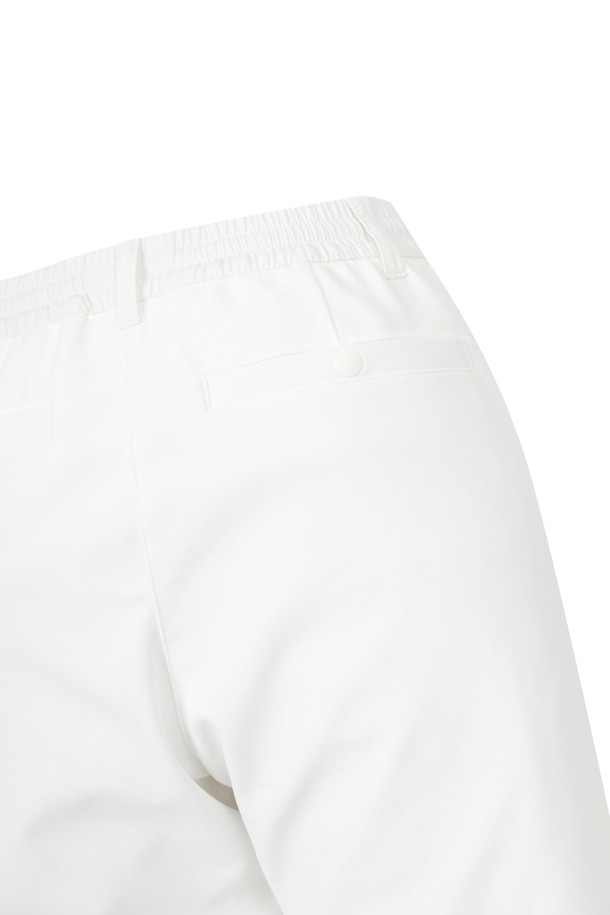 Golden Bear - 롱/미디팬츠 - (WOMEN) Bonding Semi Jogger Pants(Ivory)					