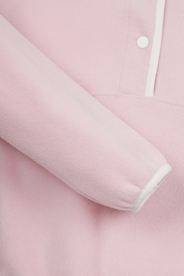 Golden Bear - 스웻셔츠 - (WOMEN) Button Neck Fleece SweatShirt(Pink)