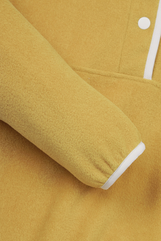 Golden Bear - 스웻셔츠 - (WOMEN) Button Neck Fleece SweatShirt(Yellow)