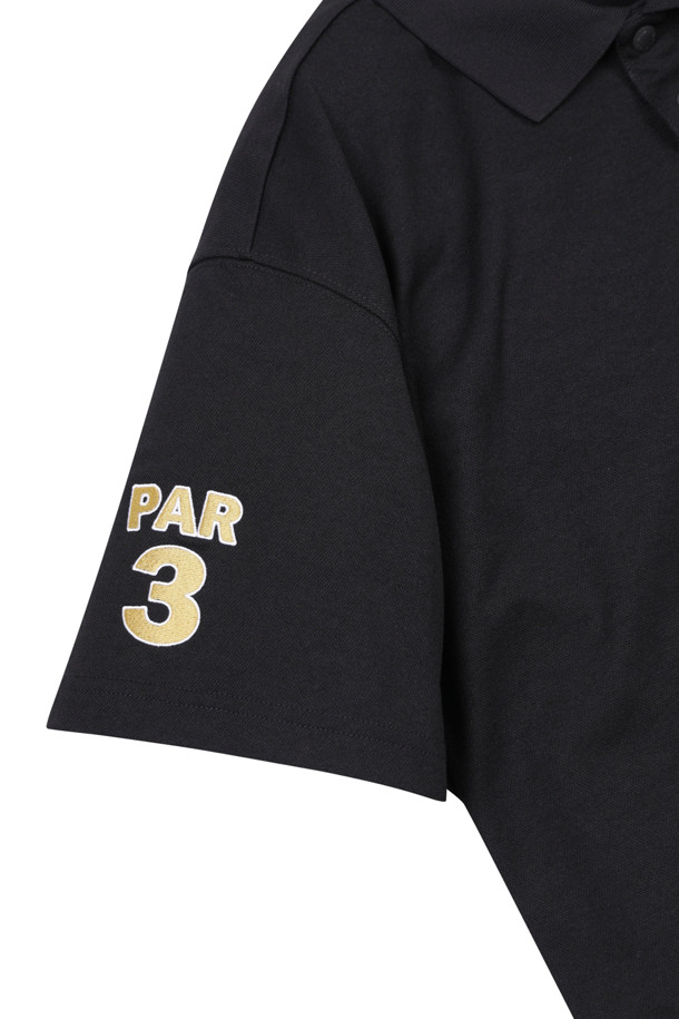 Golden Bear - 반팔티셔츠 - [Re-Order](MEN) PAR3 Graphic EMB Pique Shirt