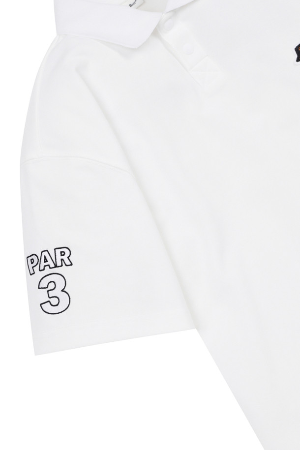 Golden Bear - 반팔티셔츠 - [Re-Order](MEN) PAR3 Graphic EMB Pique Shirt