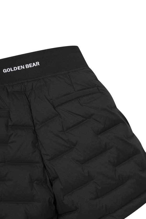 Golden Bear - 하프팬츠 - (WOMEN) Tube Down Banding Shorts(Black)