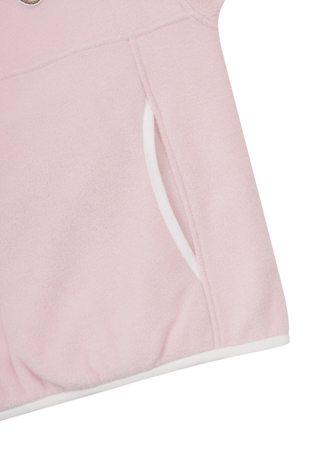 Golden Bear - 스웻셔츠 - (WOMEN) Button Neck Fleece SweatShirt(Pink)