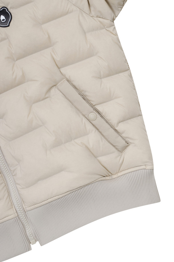 Golden Bear - 점퍼 - (WOMEN) Tube Down Jacket(Beige)