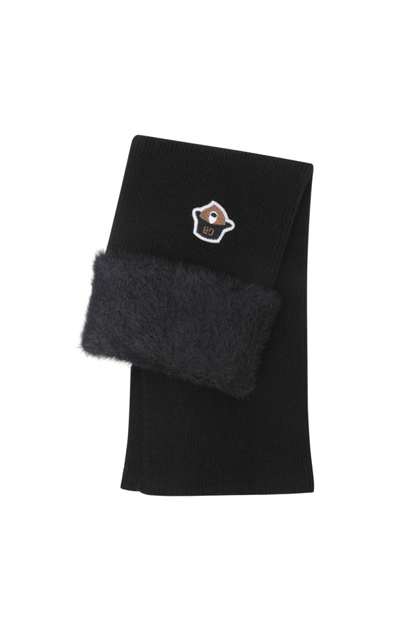 Golden Bear - 기타소품 - (WOMEN) Knitted Boucle Leg Warmer(Black)