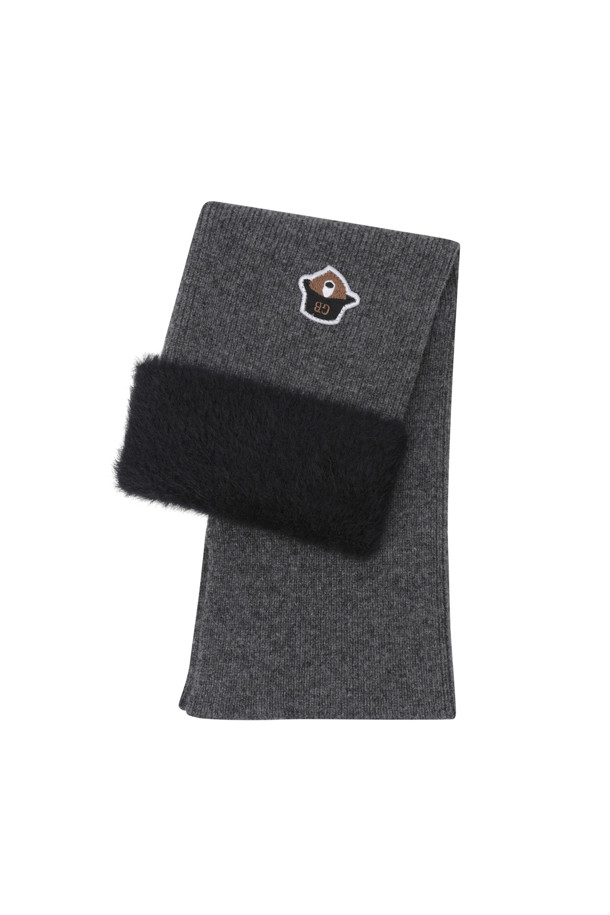 Golden Bear - 기타소품 - (WOMEN) Knitted Boucle Leg Warmer(Grey)