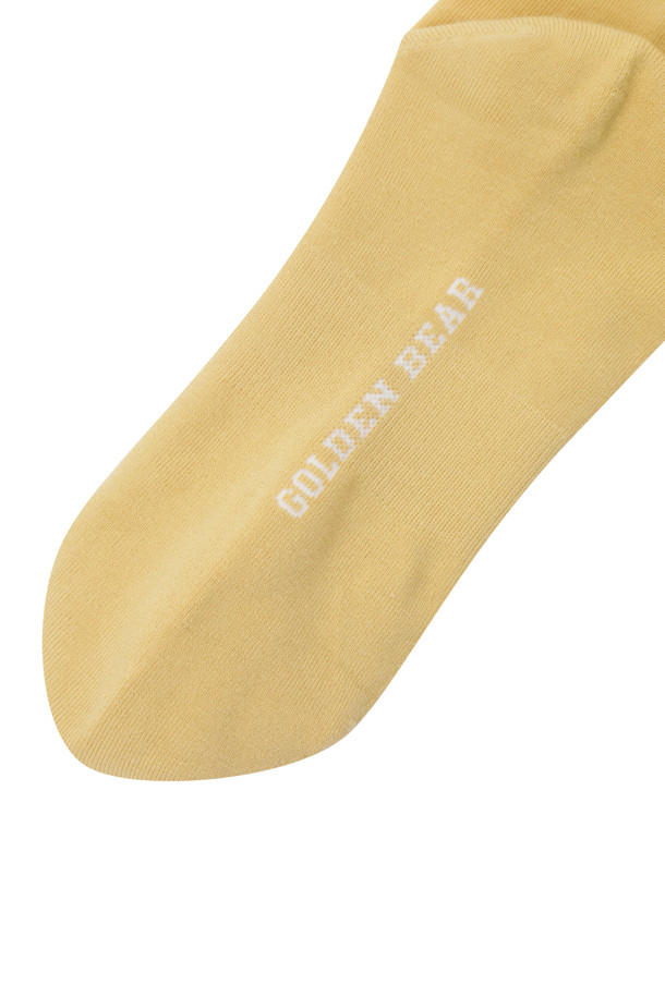 Golden Bear - 양말 - (UNI) Striped Jacquard V Bear Logo Socks(Yellow)