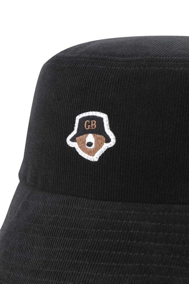 Golden Bear - 모자 - (UNI) Corduroy Bucket Hat(Black)