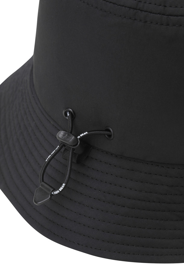 Golden Bear - 모자 - (UNI) Detachable Earflap Bucket Hat(Black)