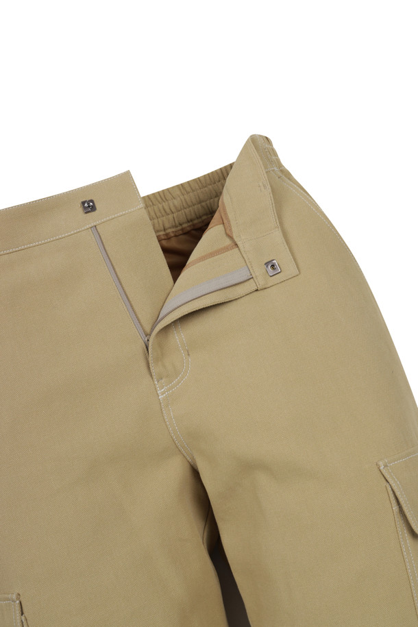 Golden Bear - 캐주얼팬츠 - (MEN) 6 Pocket Straight Pants(Beige)