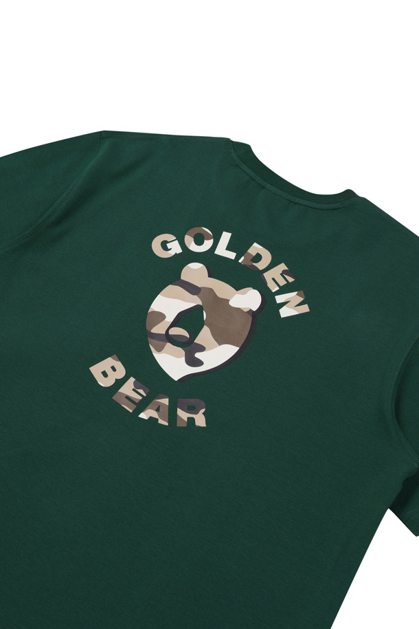 Golden Bear - 반팔티셔츠 - Camo Bear Graphic T-shirt