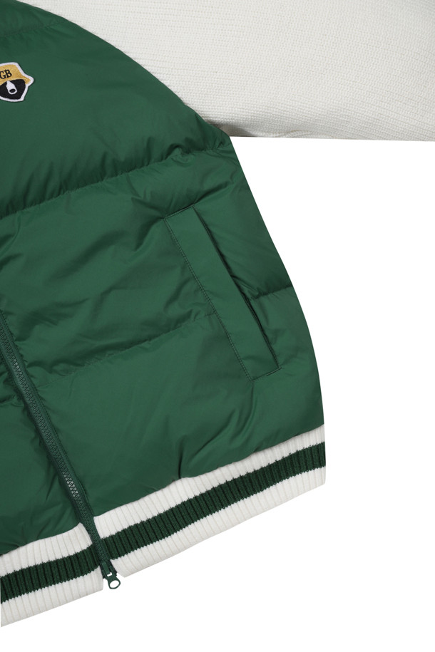 Golden Bear - 블루종/점퍼 - (MEN) Knit Hybrid Full Zip Jumper(Green)