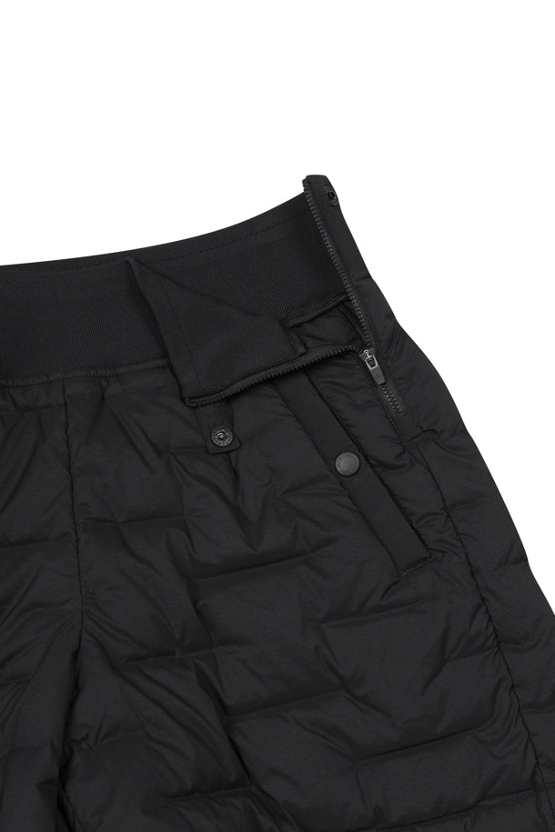 Golden Bear - 하프팬츠 - (WOMEN) Tube Down Banding Shorts(Black)