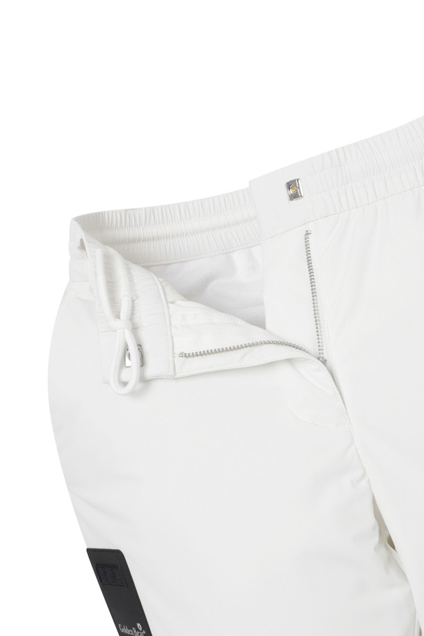 Golden Bear - 롱/미디팬츠 - (WOMEN) Bonding Semi Jogger Pants(Ivory)					